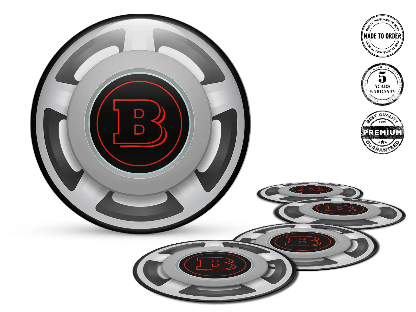 Brabus Sticker Dome Stil Race Thrust Wave
